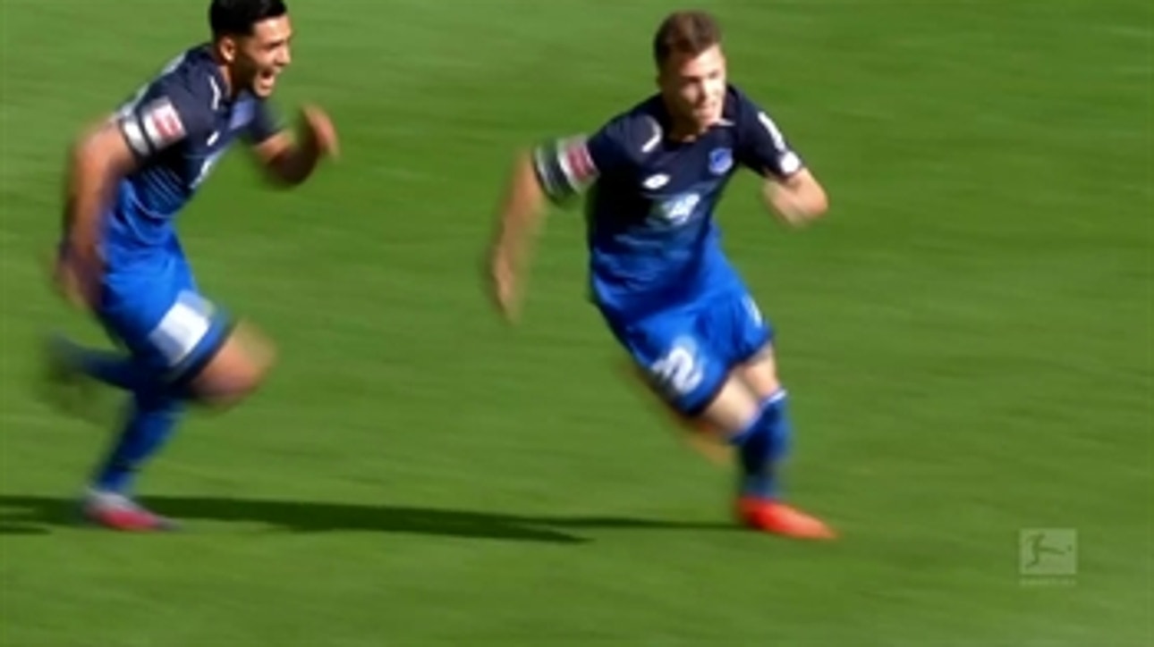 Dennis Geiger capitalizes for Hoffenheim | 2017-18 Bundesliga Highlights