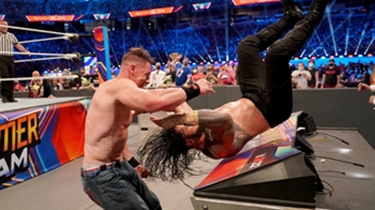 John Cena gives Roman Reigns a crushing Attitude Adjustment: SummerSlam 2021 (WWE Network Exclusive)