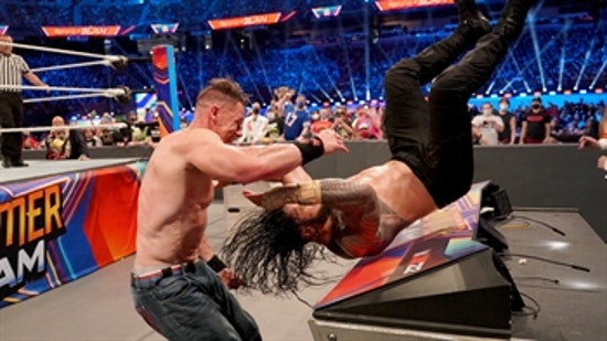 John Cena gives Roman Reigns a crushing Attitude Adjustment: SummerSlam 2021 (WWE Network Exclusive)