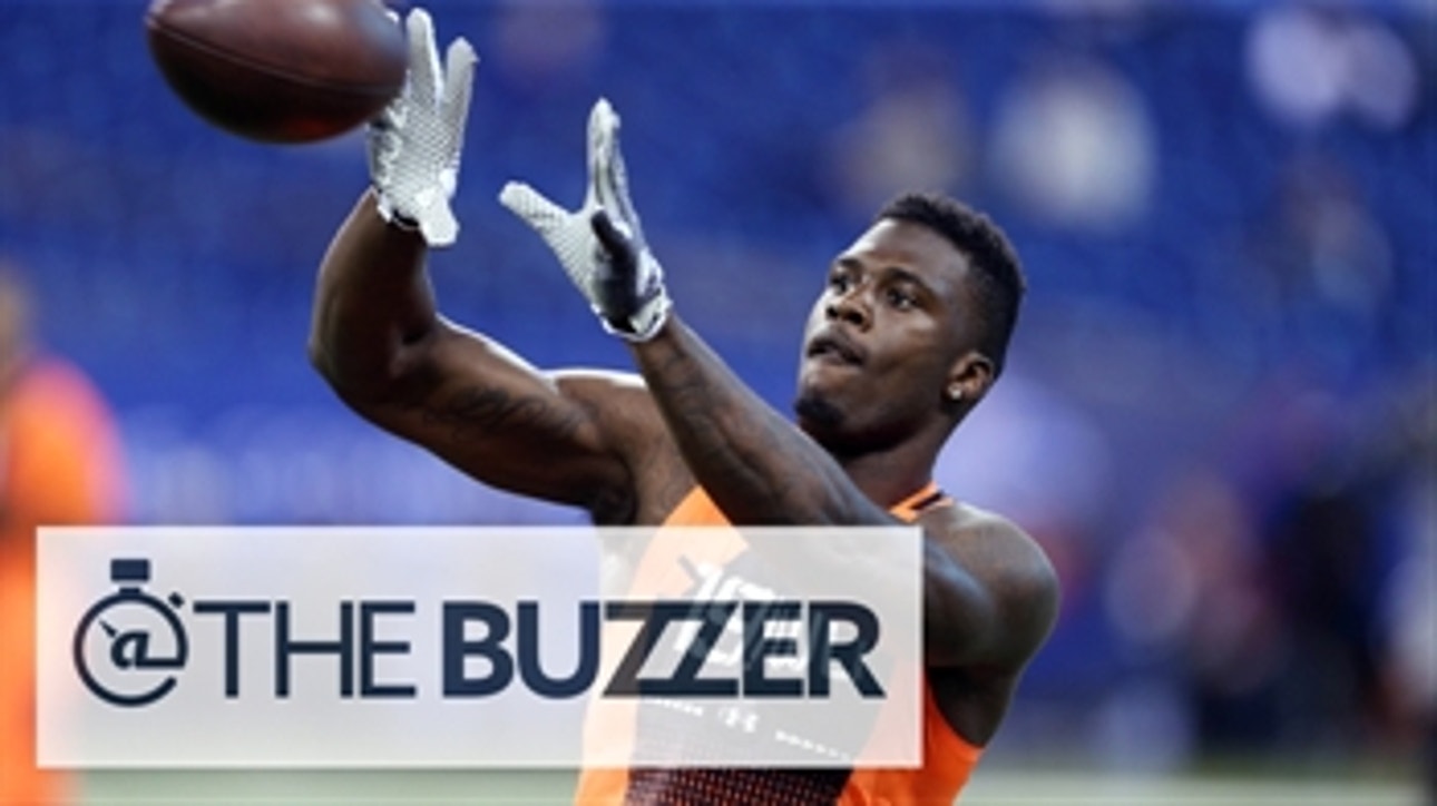 Who were the top wide receivers at the combine?