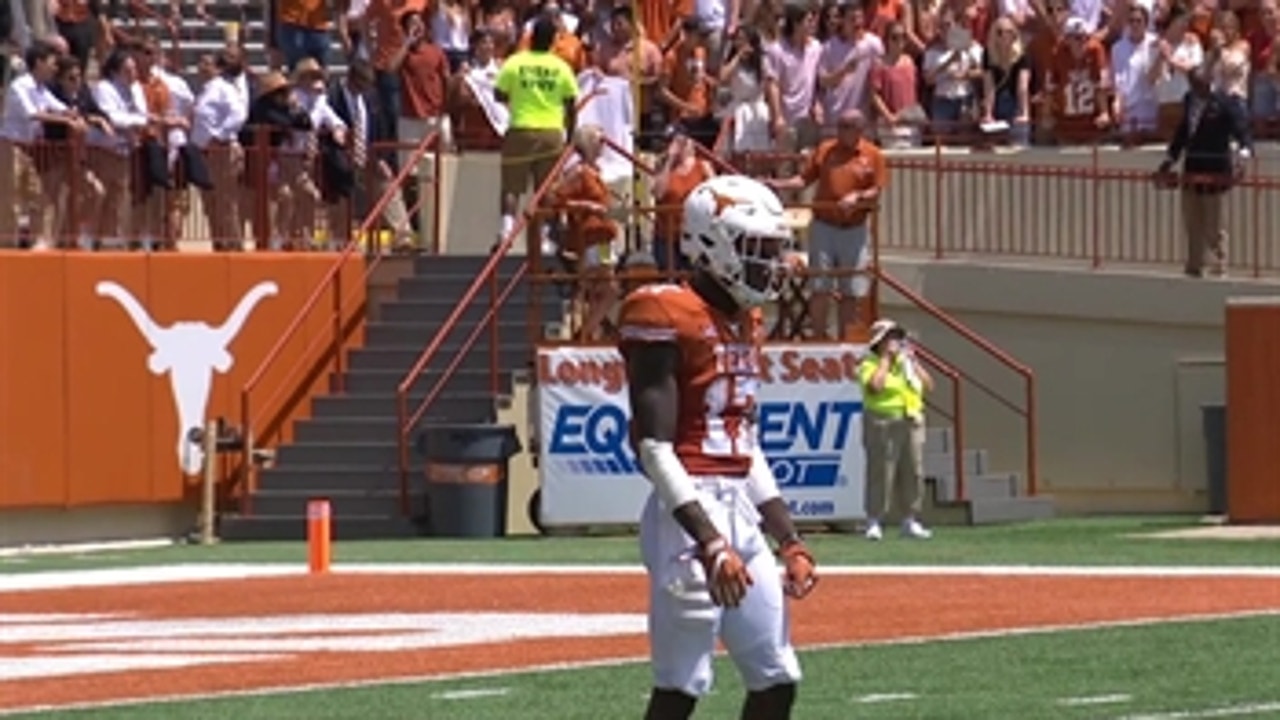 No. 23 Texas narrows Maryland's lead with a spectacular 91-yard punt return TD