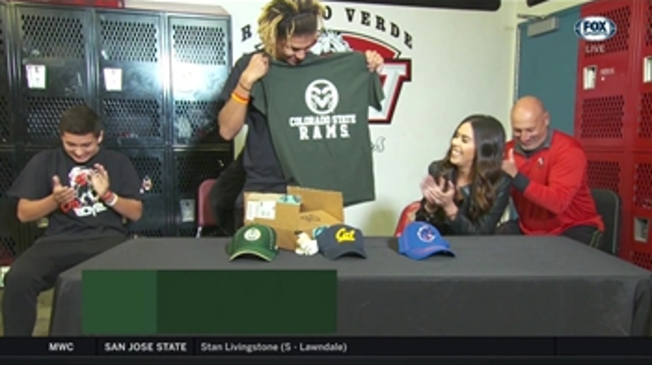 Early Signing Period Special: WR Ty McCullouch commits to Colorado State; Rams' coaches are pumped (PS: Watch till the end!)