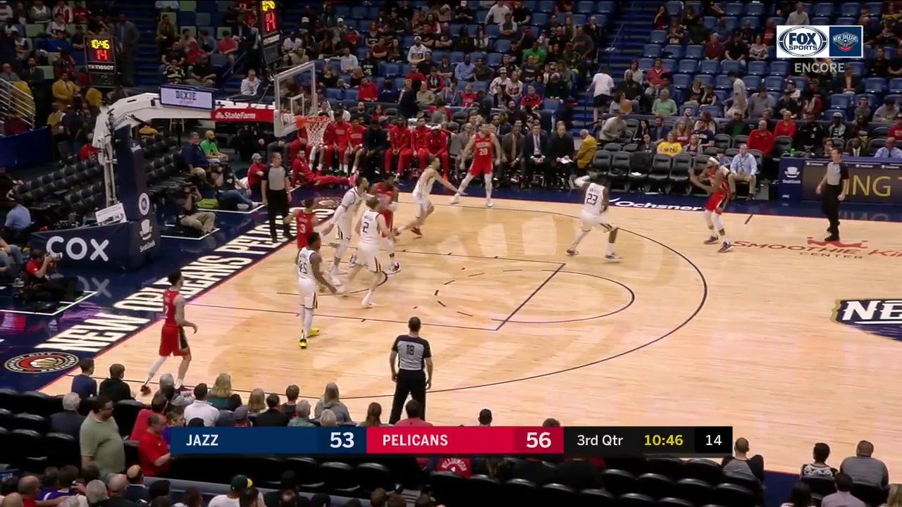 WATCH: Brandon Ingram dime, Favors scores | Pelicans ENCORE