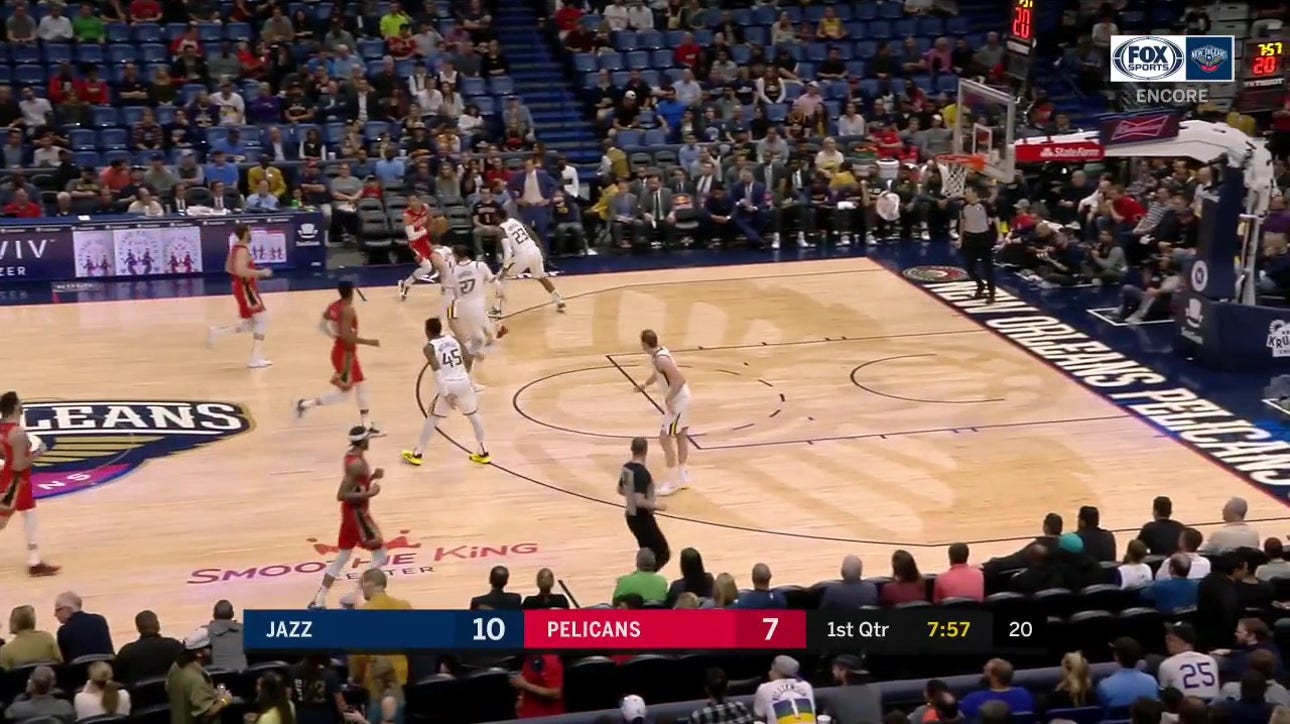 WATCH: Brandon Ingram Hits a Triple in the 1st ' Pelicans ENCORE