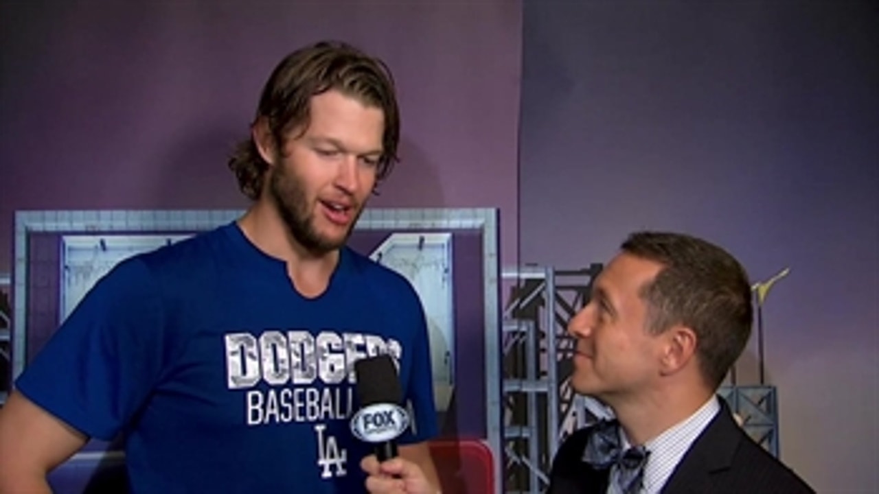 Clayton Kershaw on his scoreless start in Game 2 of the NLCS