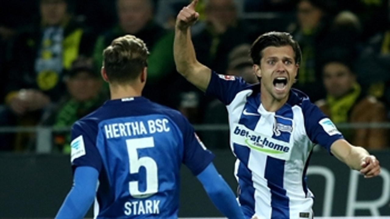 Stocker puts Hertha Berlin in front vs. Dortmund ' 2016-17 Bundesliga Highlights