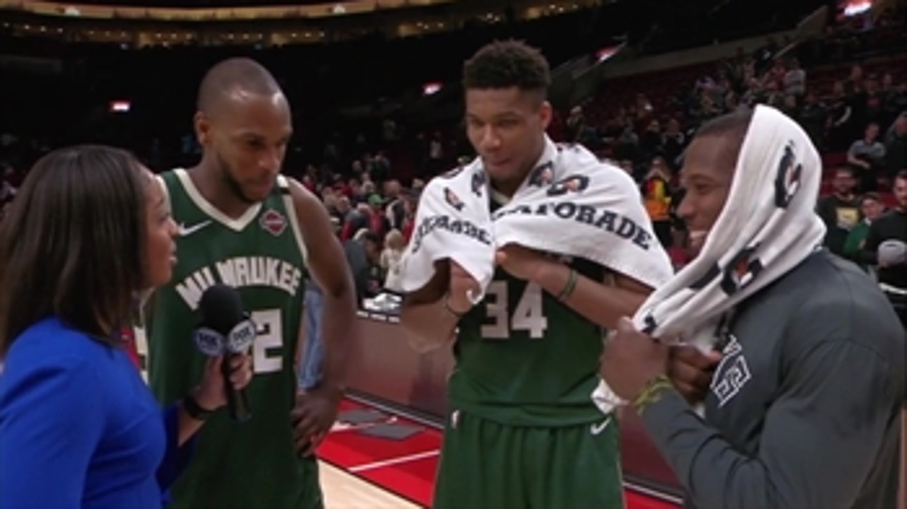 Antetokounmpo, Middleton and Bledsoe on combining for 91 points