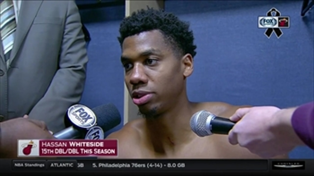 Heat's Hassan Whiteside notches 15th double-double of season