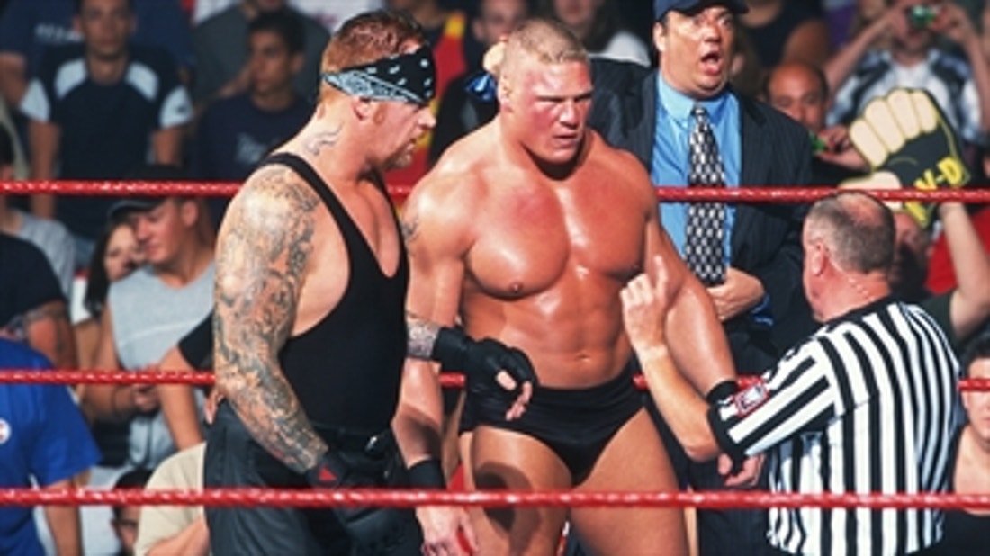 Rob Van Dam & Ric Flair vs. The Undertaker & Brock Lesnar: Raw, July 15, 2002 (Full Match)