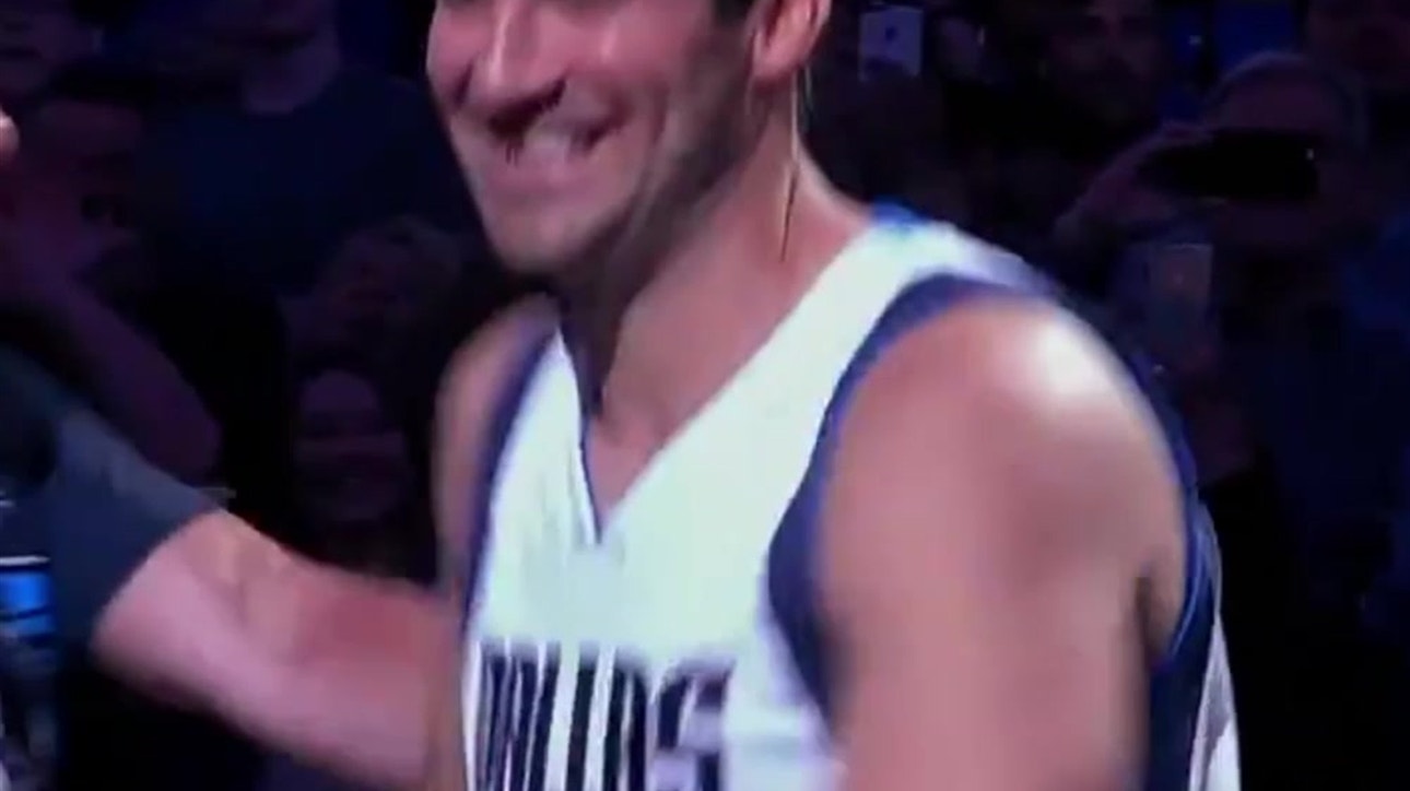 Tony Romo Introduced With Dallas Mavericks Starters
