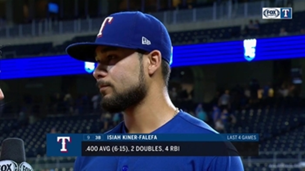 Isiah Kiner-Falefa had a double in the 3rd, Rangers beat Royals 4-1