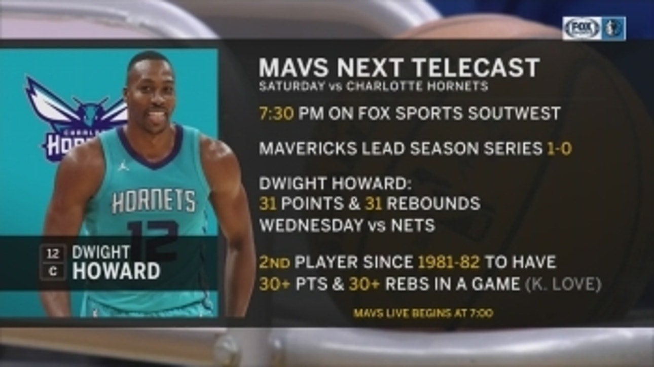 Charlotte Hornets at Dallas Mavericks preview ' Mavs Live