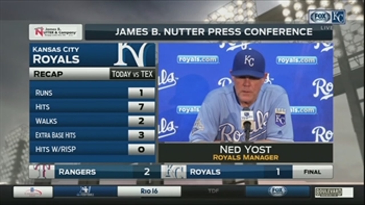 Ned Yost: 'We just didn't execute'