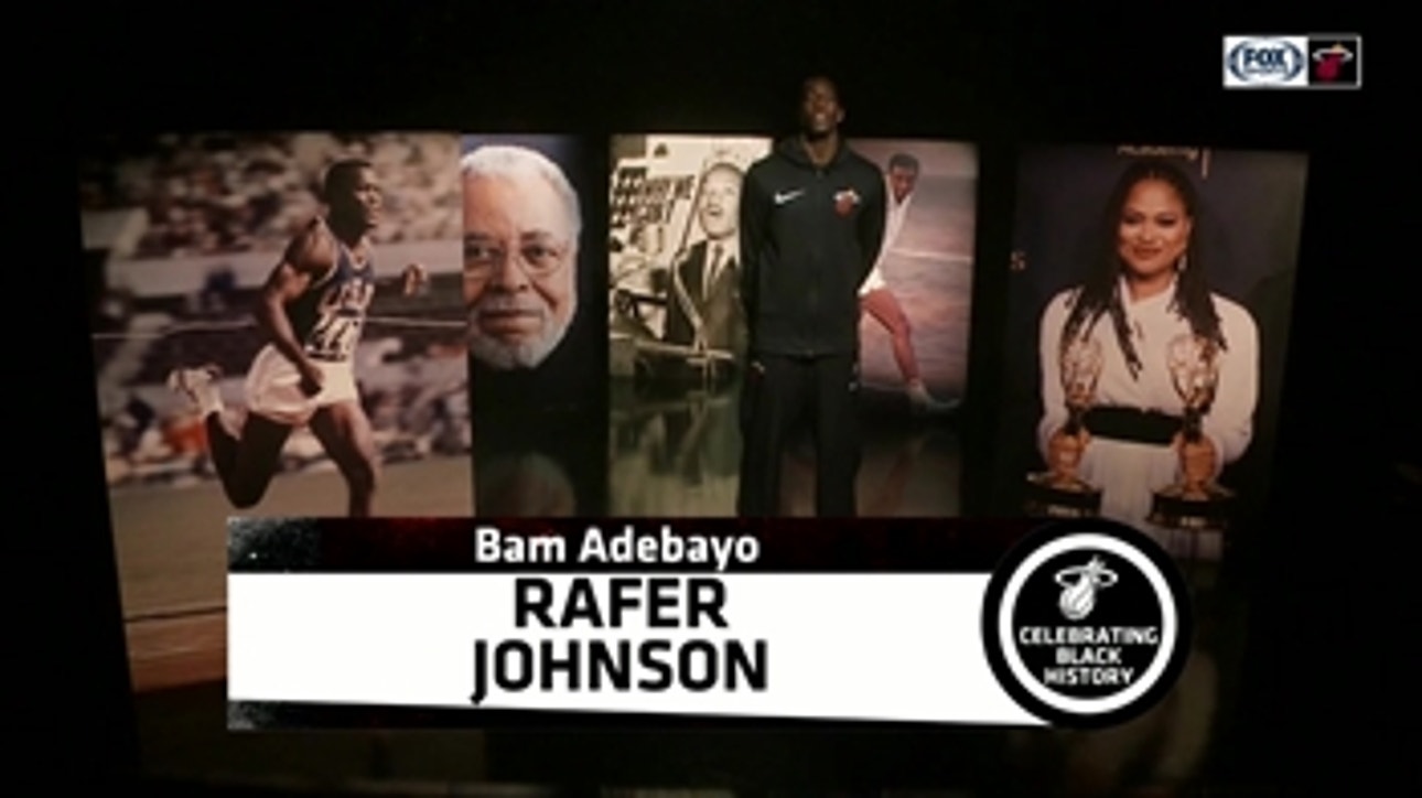 Heat honor decathlete, film actor Rafer Johnson during Black History Month