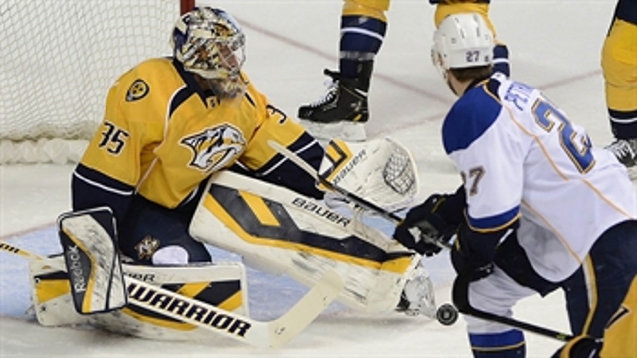 Preds can't keep up with Blues