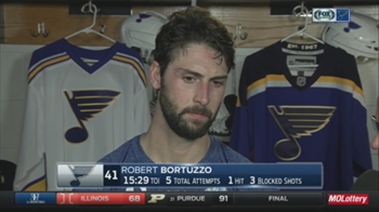 Bortuzzo: Blues 'did some good things but ultimately not enough to win'