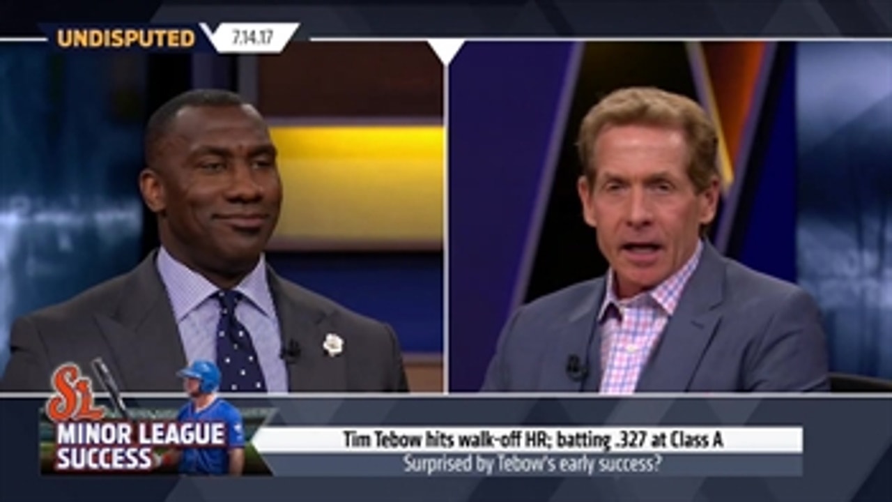 Skip Bayless: I wouldn't be surprised if Tim Tebow is called up to the Mets ' UNDISPUTED