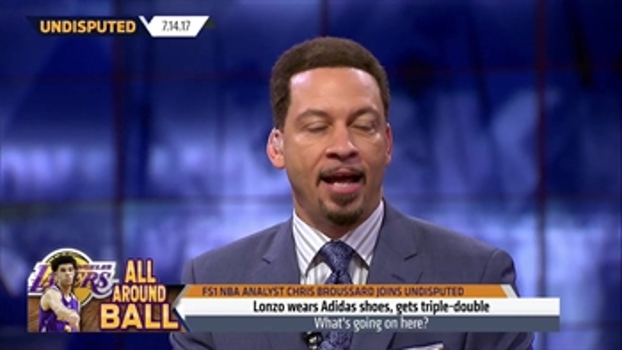 Lonzo Ball ditching BBB shoes - what's going on? Chris Broussard has the answers ' UNDISPUTED