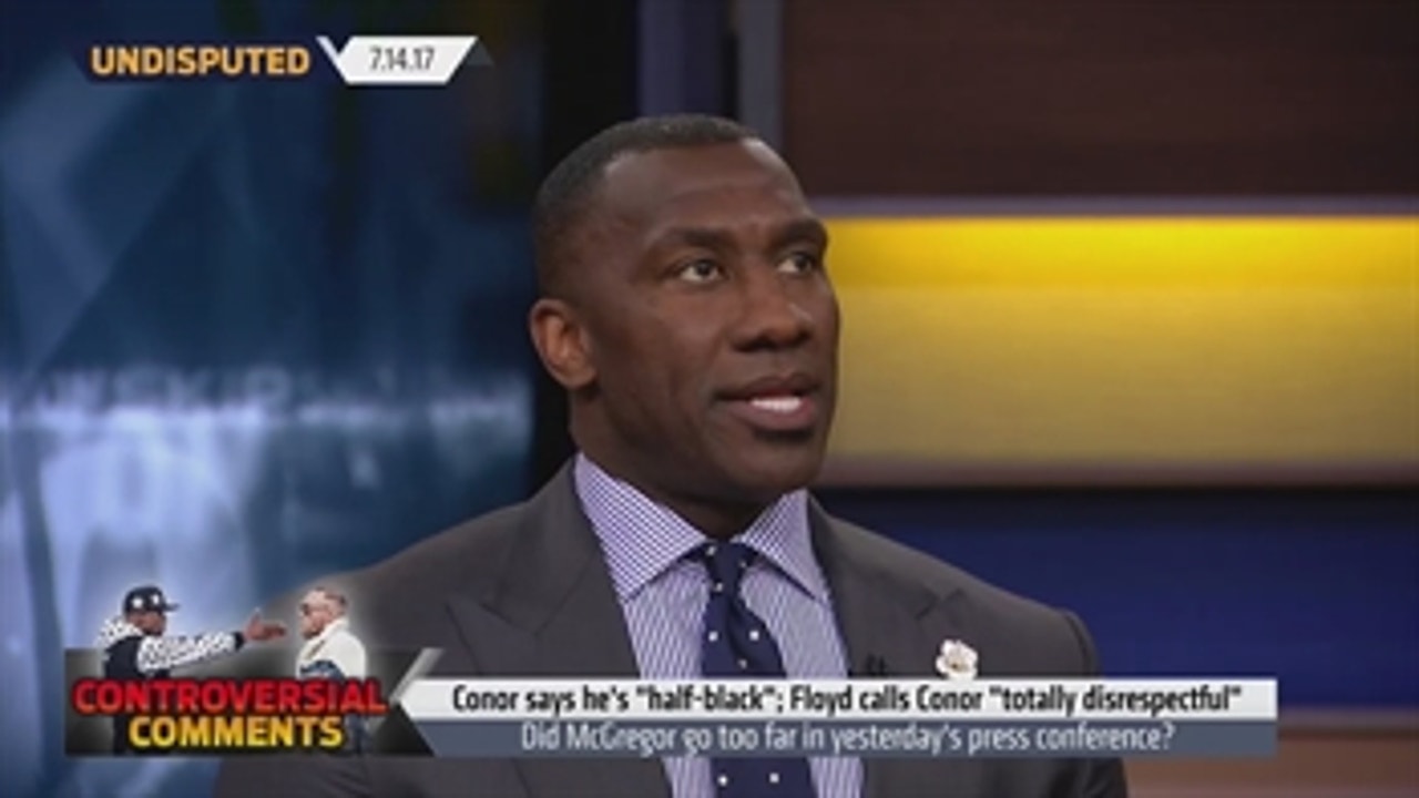 Conor McGregor says he's 'half-black' - did McGregor go too far? | UNDISPUTED