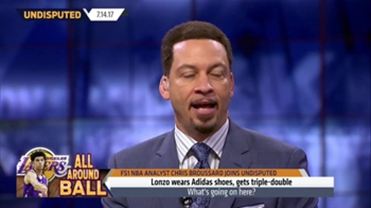 Lonzo Ball ditching BBB shoes - what's going on? Chris Broussard has the answers | UNDISPUTED