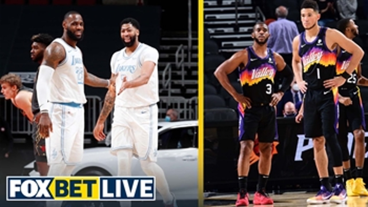 Clay Travis: 'If LeBron and AD stay healthy, I think the Lakers handle the Suns and roll into the second round'  | FOX BET LIVE