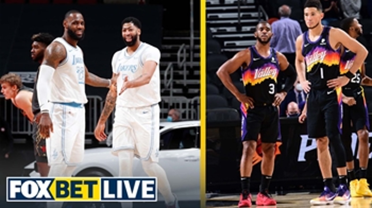 Clay Travis: 'If LeBron and AD stay healthy, I think the Lakers handle the Suns and roll into the second round'  ' FOX BET LIVE