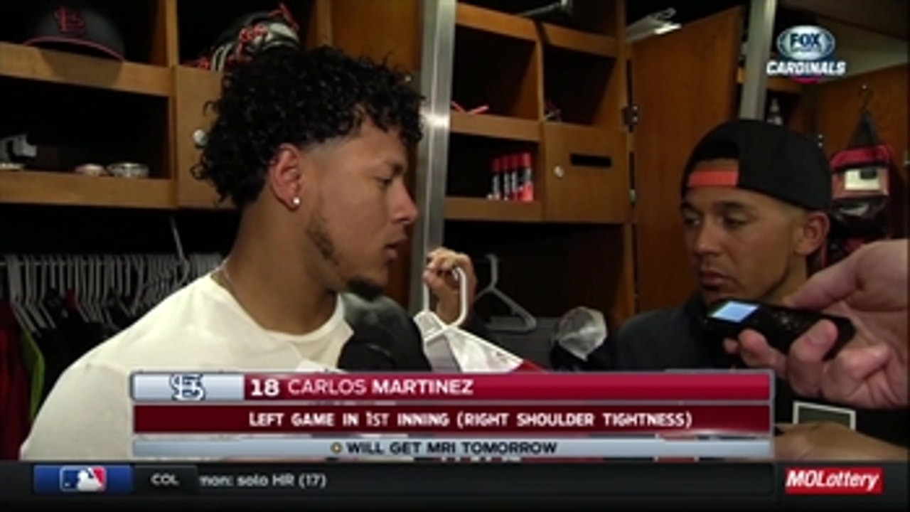 Carlos Martinez thought he could work through the discomfort