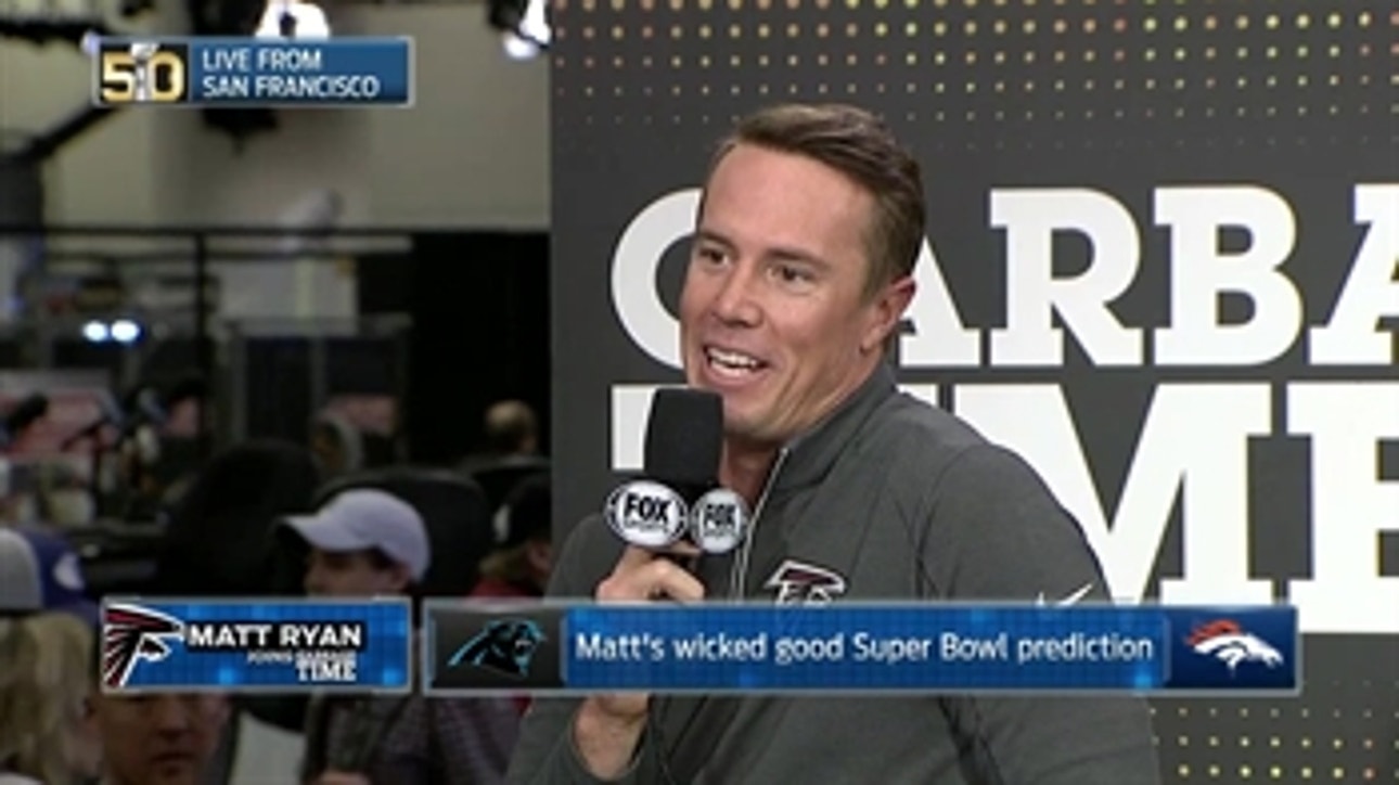 Here's who Matt Ryan thinks will win the Super Bowl