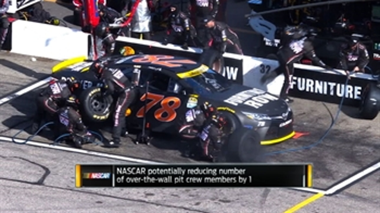 NASCAR potentially removing over-the-wall pit crew member