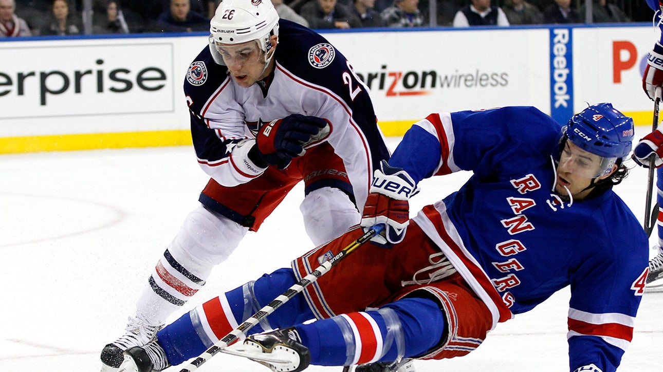 Jackets hold off Rangers in shoot out
