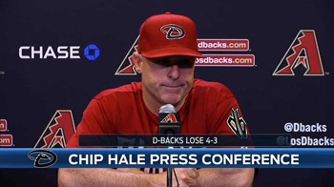 Chip Hale: Just 1 bad inning