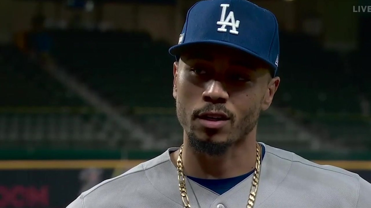 Mookie Betts on breaking through in his two-hit NLCS Game 5: 'I think there's more to come'