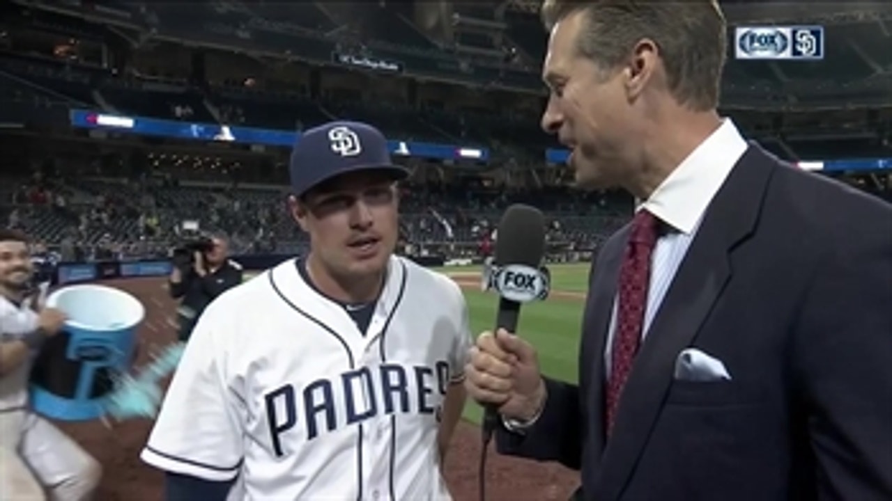 Hunter Renfroe on his 1st career walk-off home run