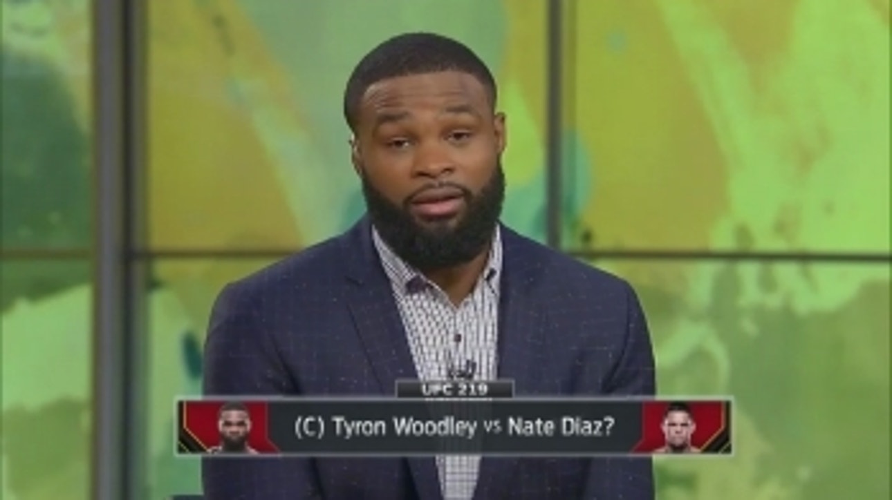 Tyron Woodley talks about a potential fight with Nate Diaz ' UFC FIGHT NIGHT