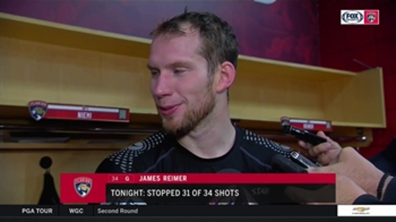 James Reimer: If we score 8 every night, I like our chances