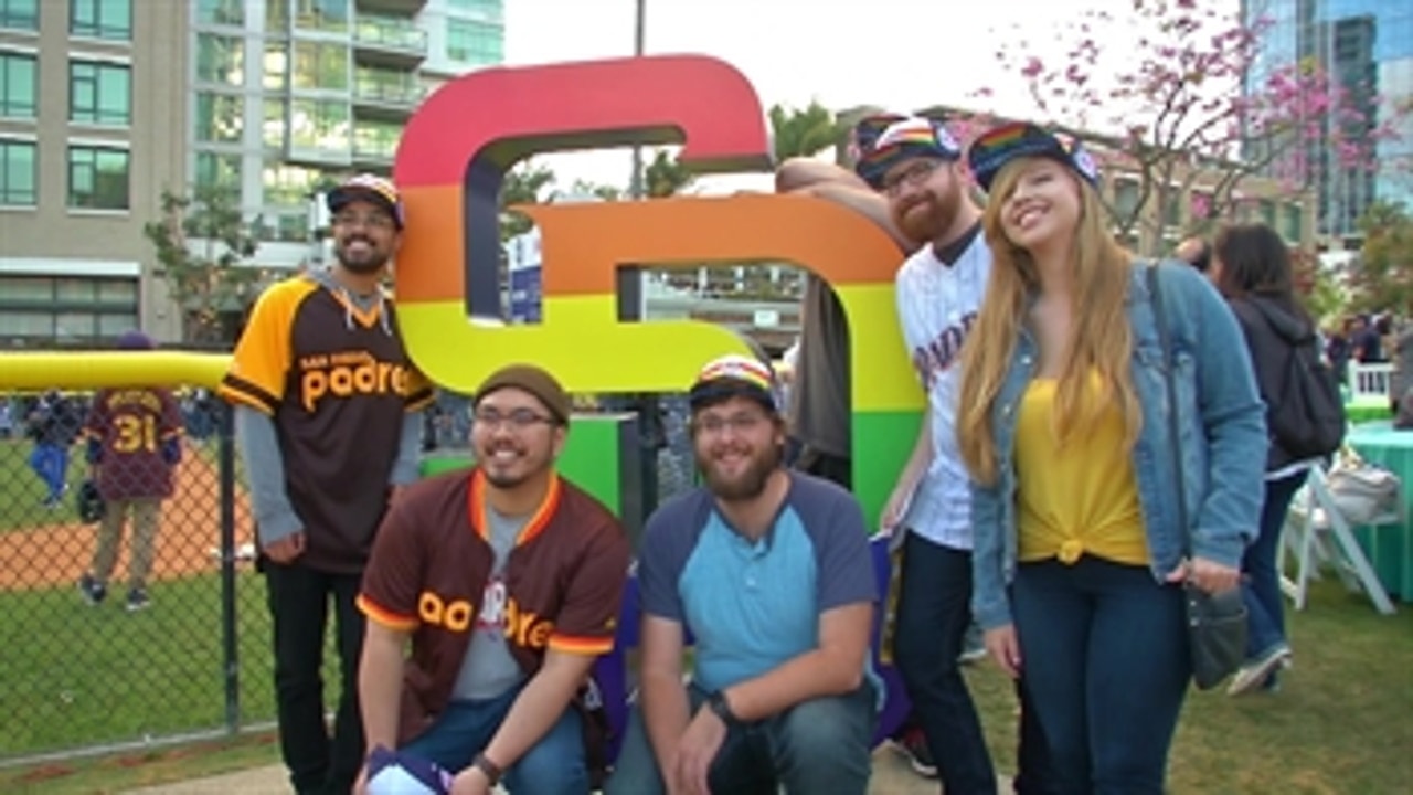 The Padres celebrated San Diego's LGBTQ community on Out at the Park night