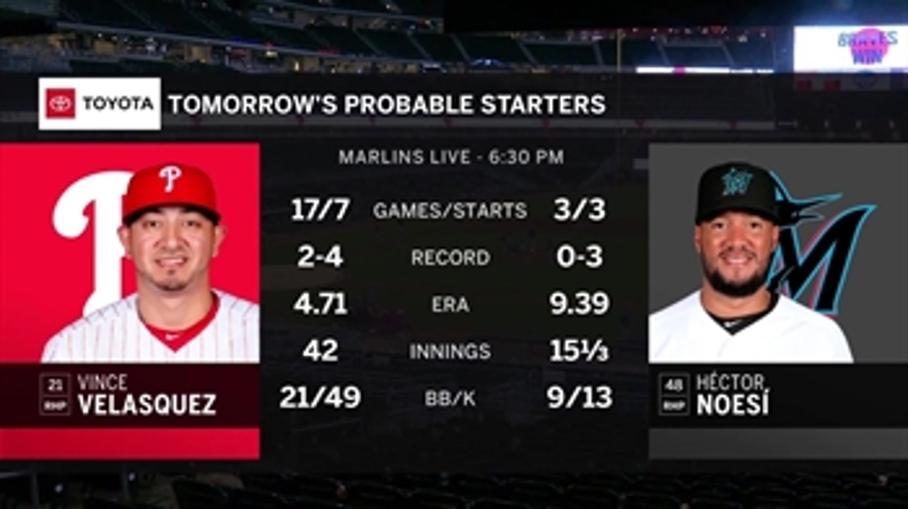 Marlins looking to bounce back at home as Phillies come to town