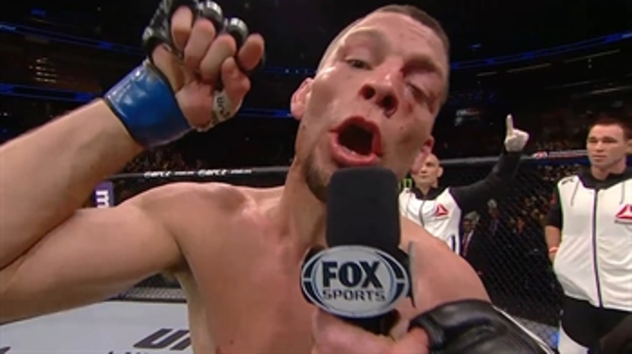 Nate Diaz gets his dream fight … and Conor McGregor doesn't seem that concerned
