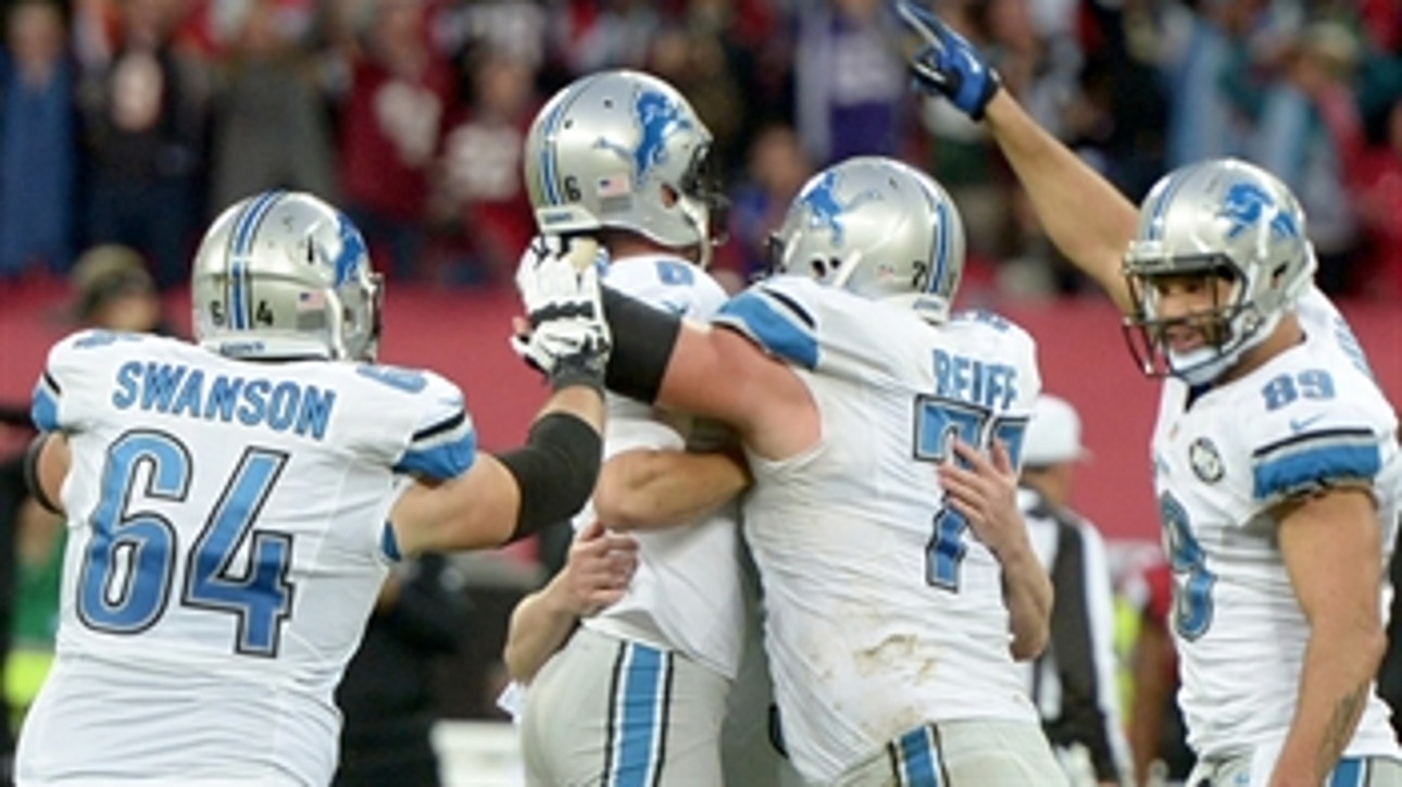 Lions complete another comeback, beat Falcons 22-21