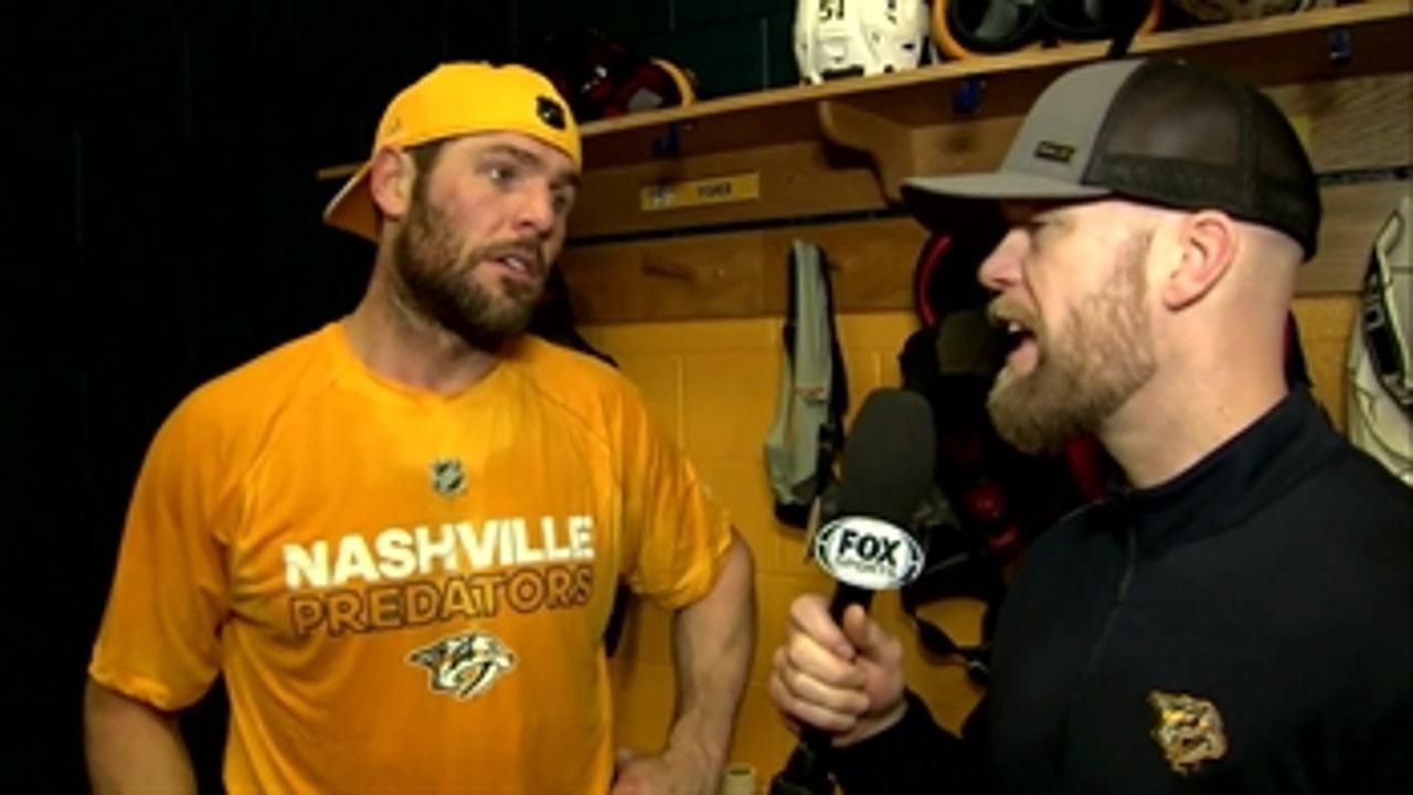 Mike Fisher: 'I think it's just going to be a great series' vs. Jets
