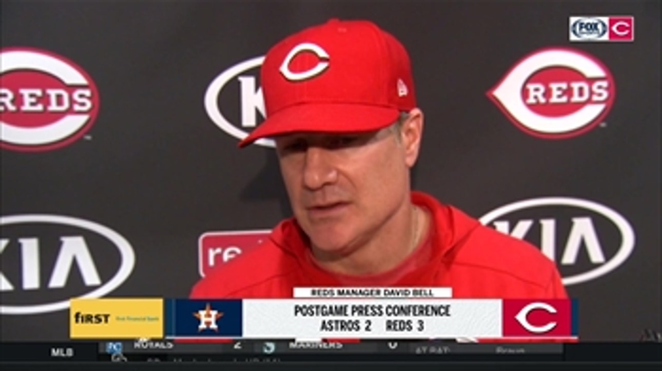 David Bell pulled Iglesias for Lorenzen because he felt it gave Reds their best chance to win