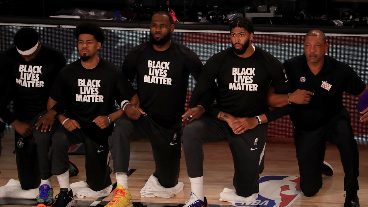 Shannon Sharpe: NBA jersey statements will hopefully start conversations in homes across America