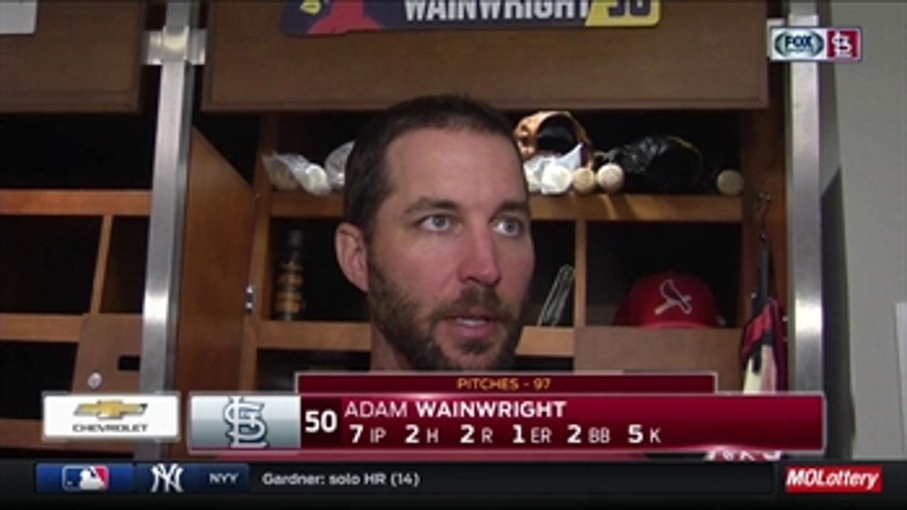 Wainwright: 'That's the most comfortable I've been on the mound all year'