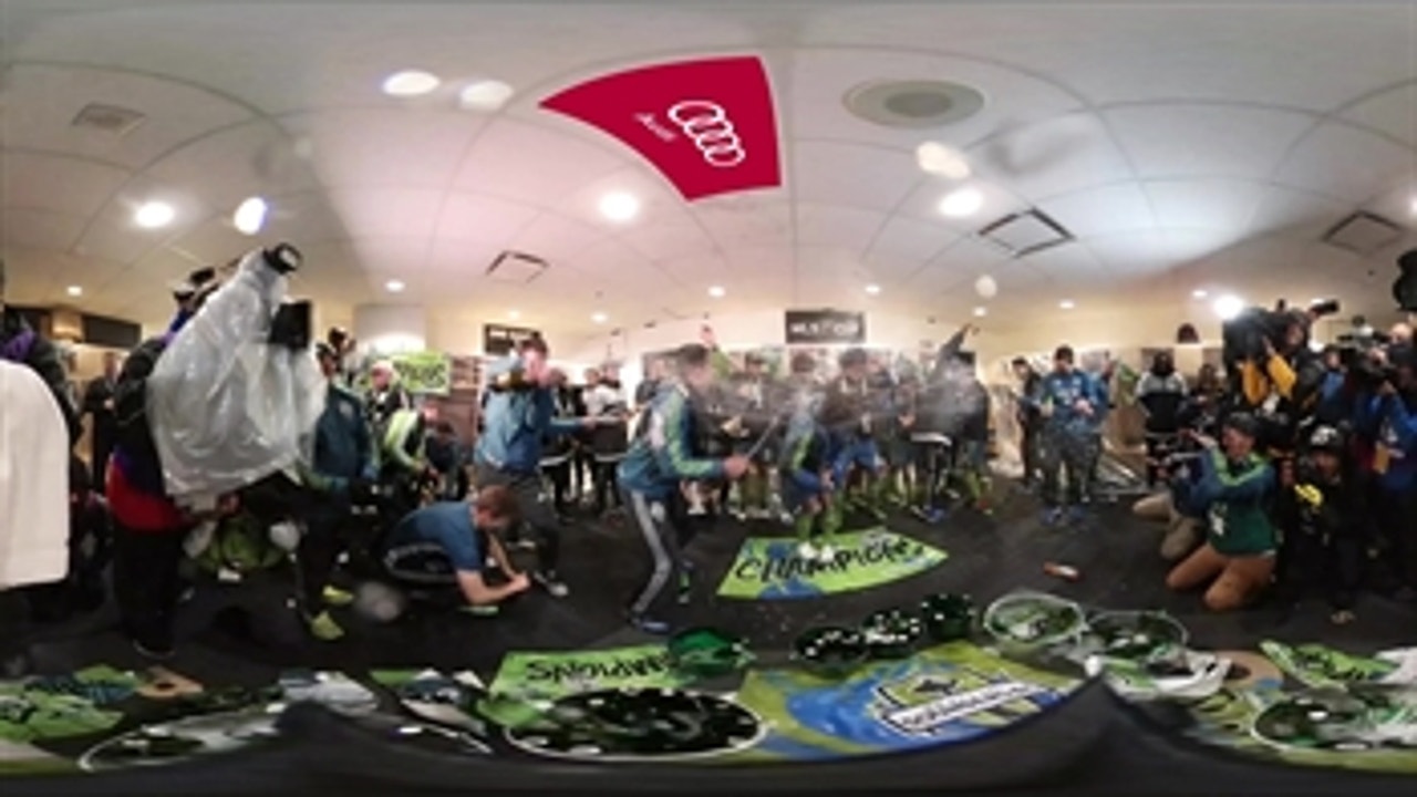 The Seattle Sounders celebrate their MLS Cup win in 360° ' Virtual Reality 360°