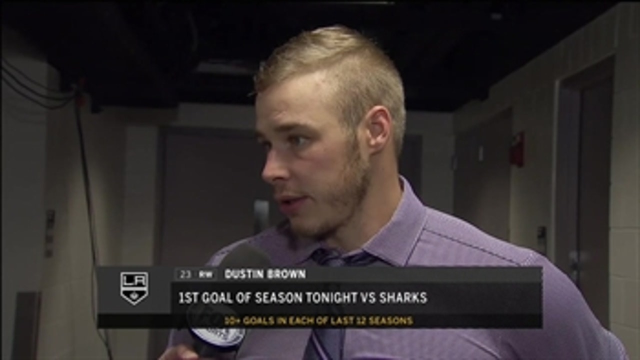 Dustin Brown: 'Good game from top to bottom'