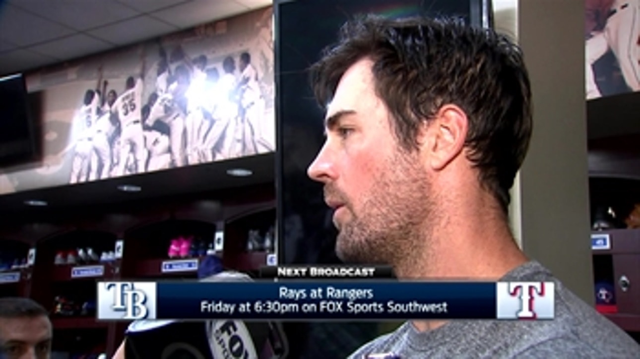 Cole Hamels on comeback win over Brewers