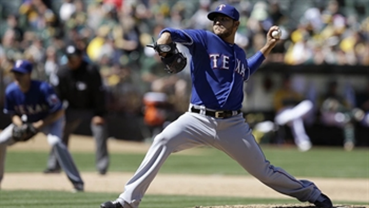 Perez shutout completes Rangers' sweep of A's