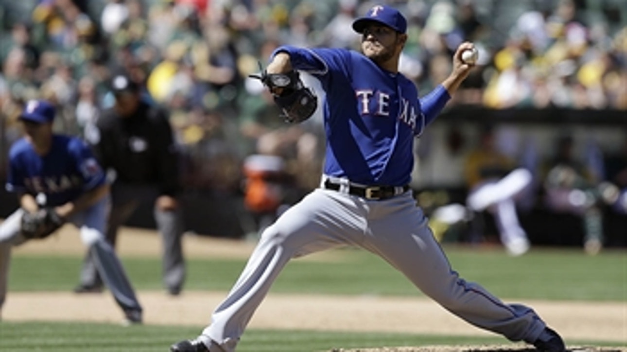 Perez shutout completes Rangers' sweep of A's