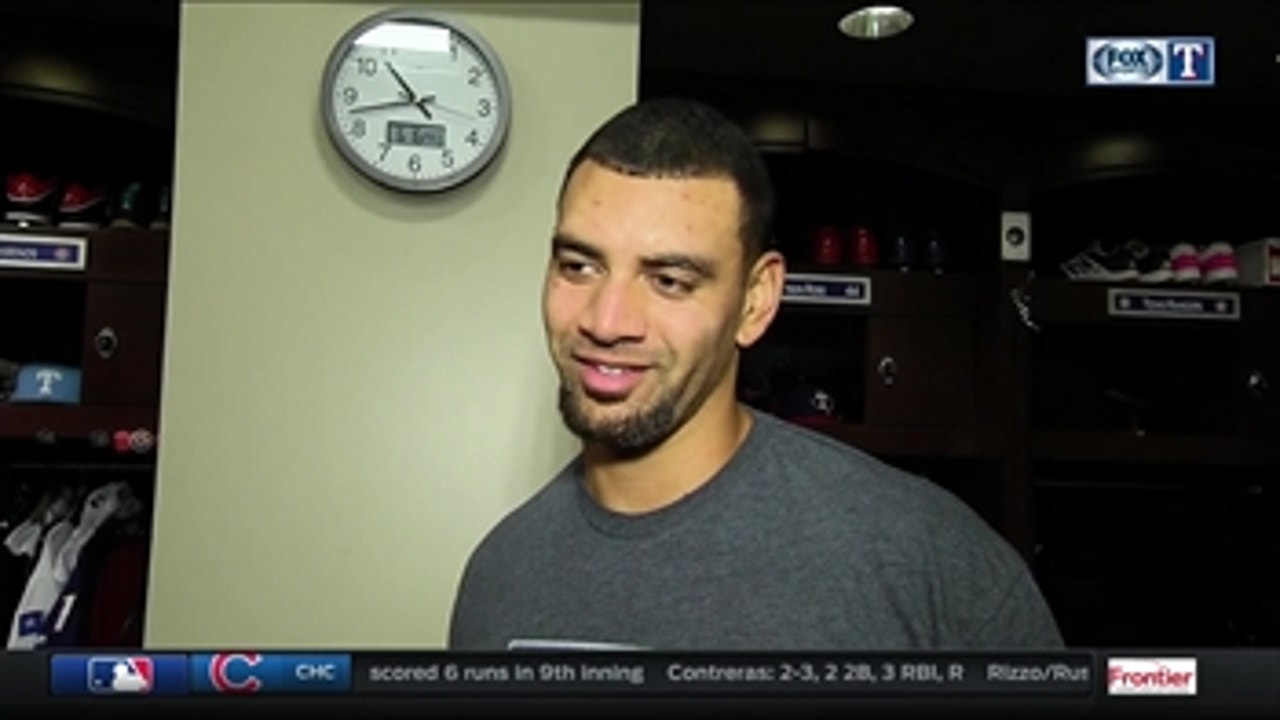 Tyson Ross on picking up first win with Texas against Seattle