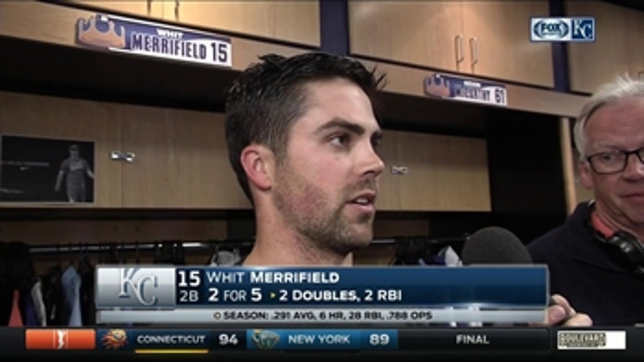 Whit Merrifield: 'You always want to get up with the game on the line'